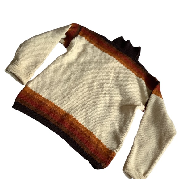 Vintage Wool Janus Sweater Kari-Bjorg Design Flawed - Picture 4 of 10